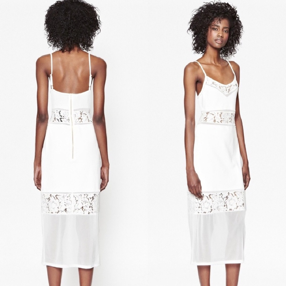 French Connection White Lace Dress - Picture 3 of 6